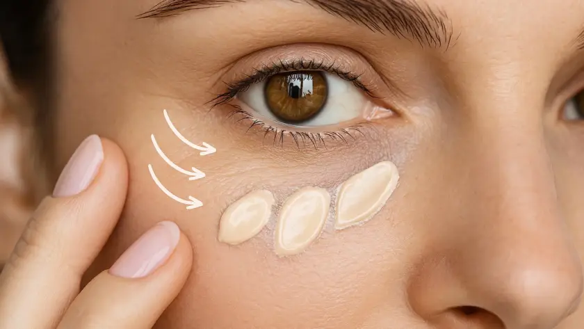 les ridules sous les yeux​